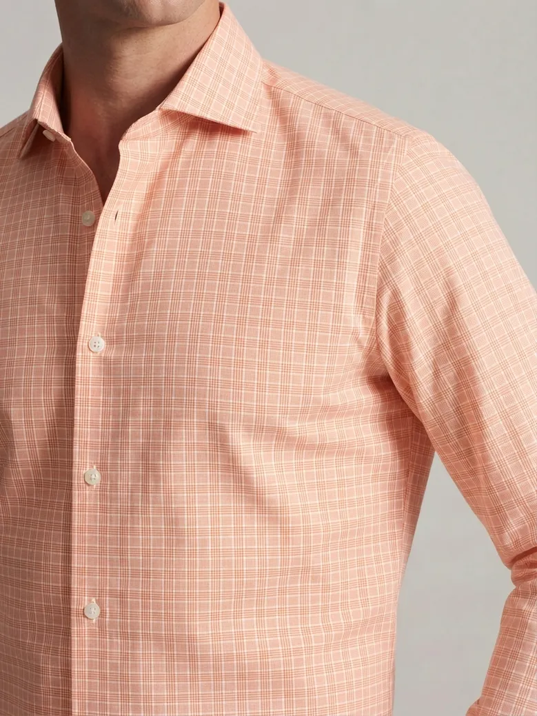 Camicia bianca in popeline facile da stirare