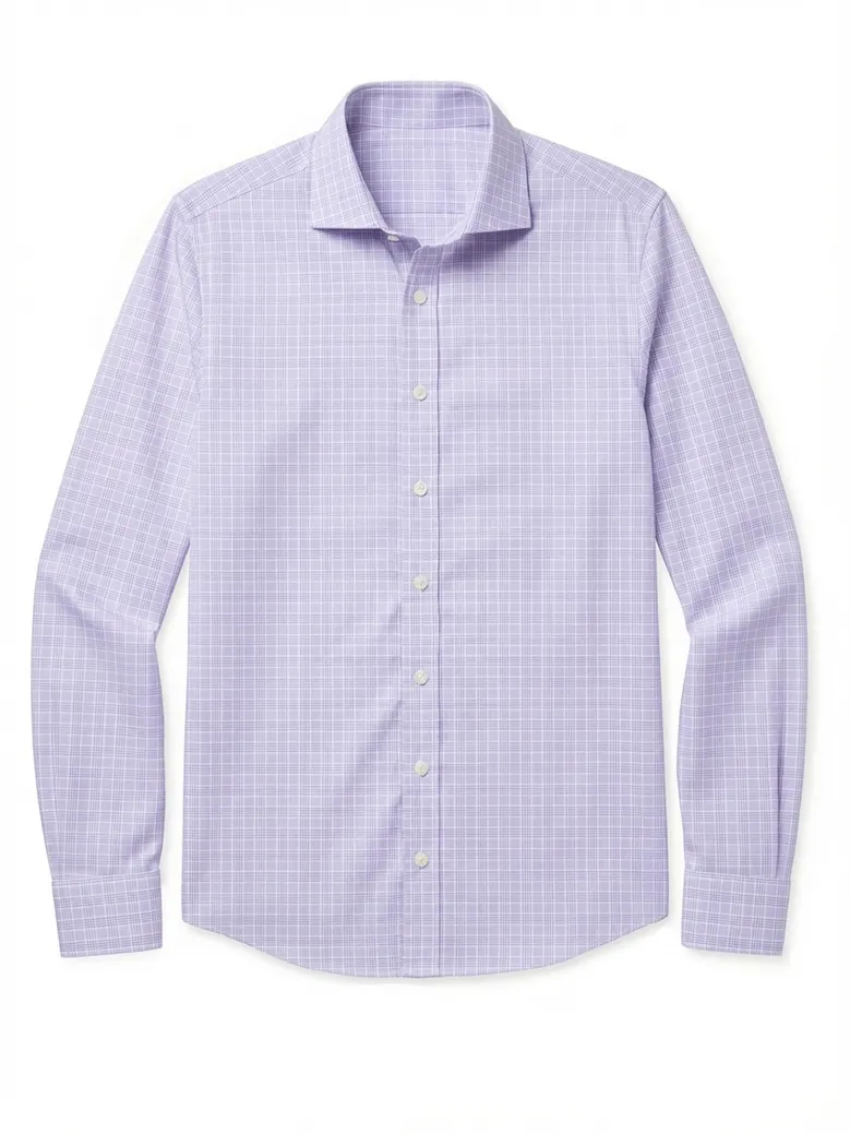 Camicia bianca in popeline facile da stirare
