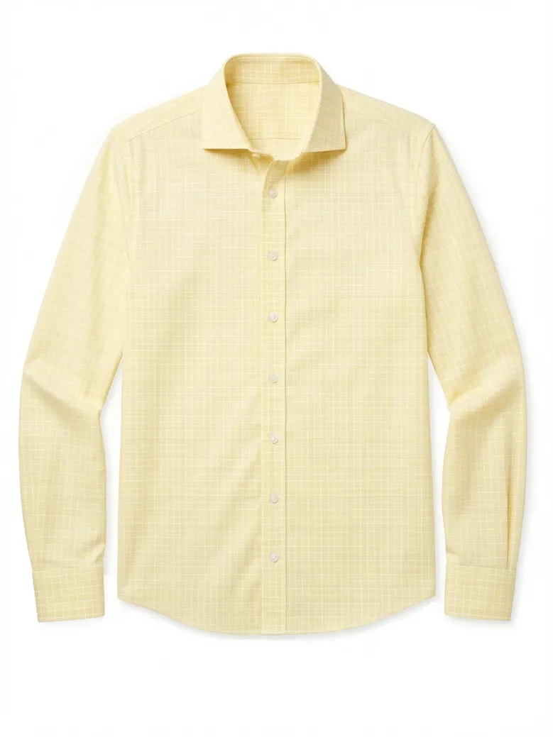 Camicia bianca in popeline facile da stirare