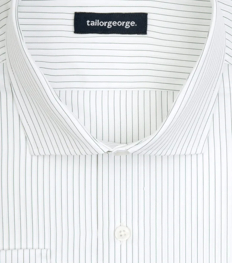 Camicia bianca in popeline facile da stirare