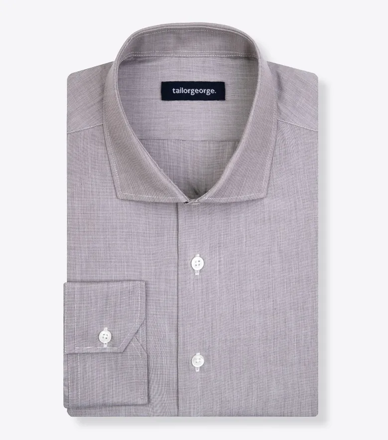 Camicia bianca in popeline facile da stirare