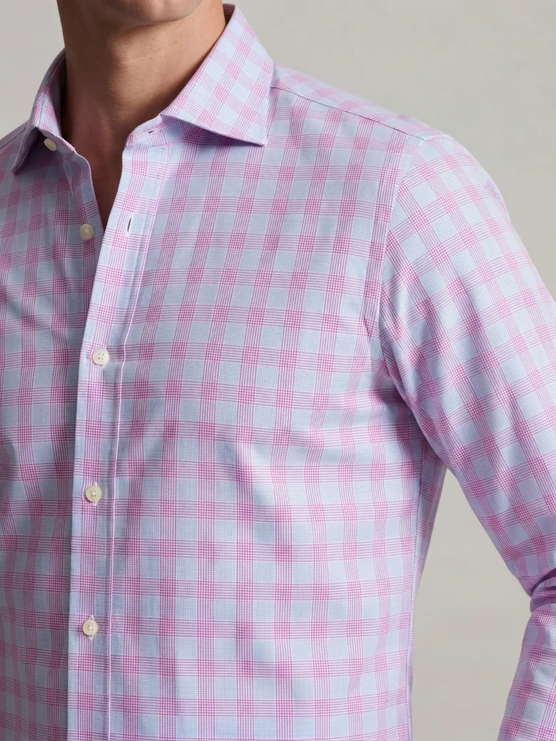 Camicia bianca in popeline facile da stirare