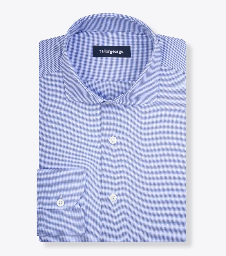 Camicia bianca in popeline facile da stirare