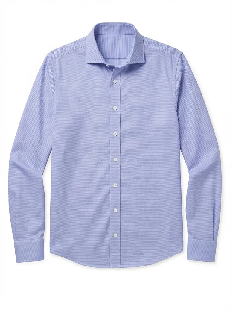 Camicia bianca in popeline facile da stirare