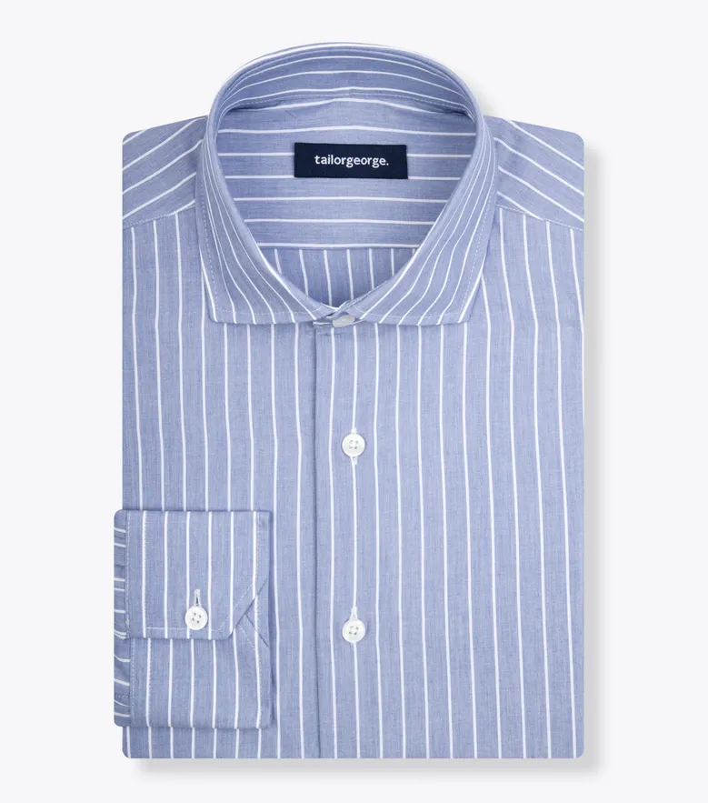Camicia bianca in popeline facile da stirare