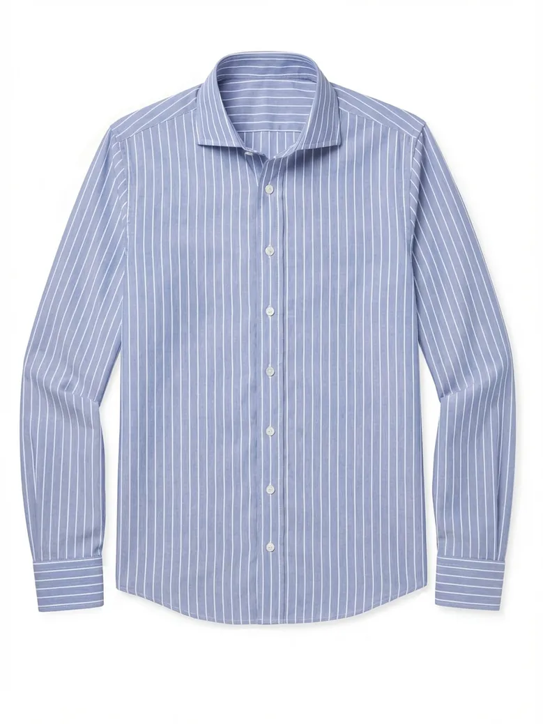 Camicia bianca in popeline facile da stirare