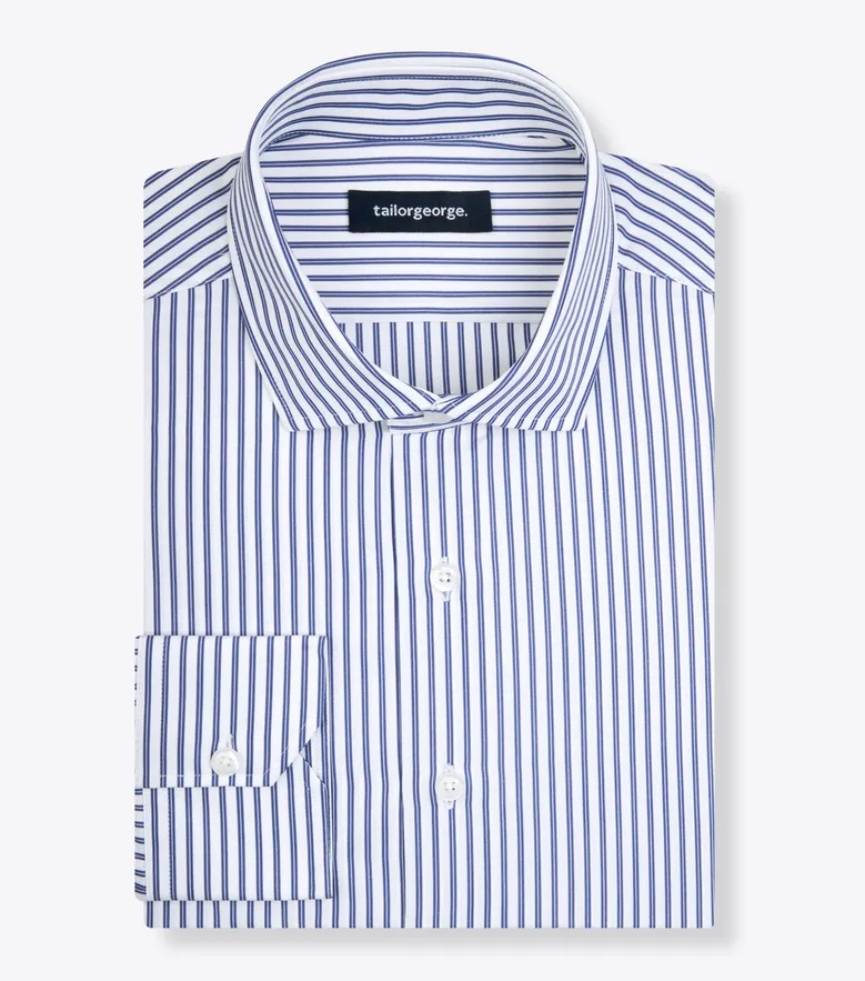 Camicia bianca in popeline facile da stirare