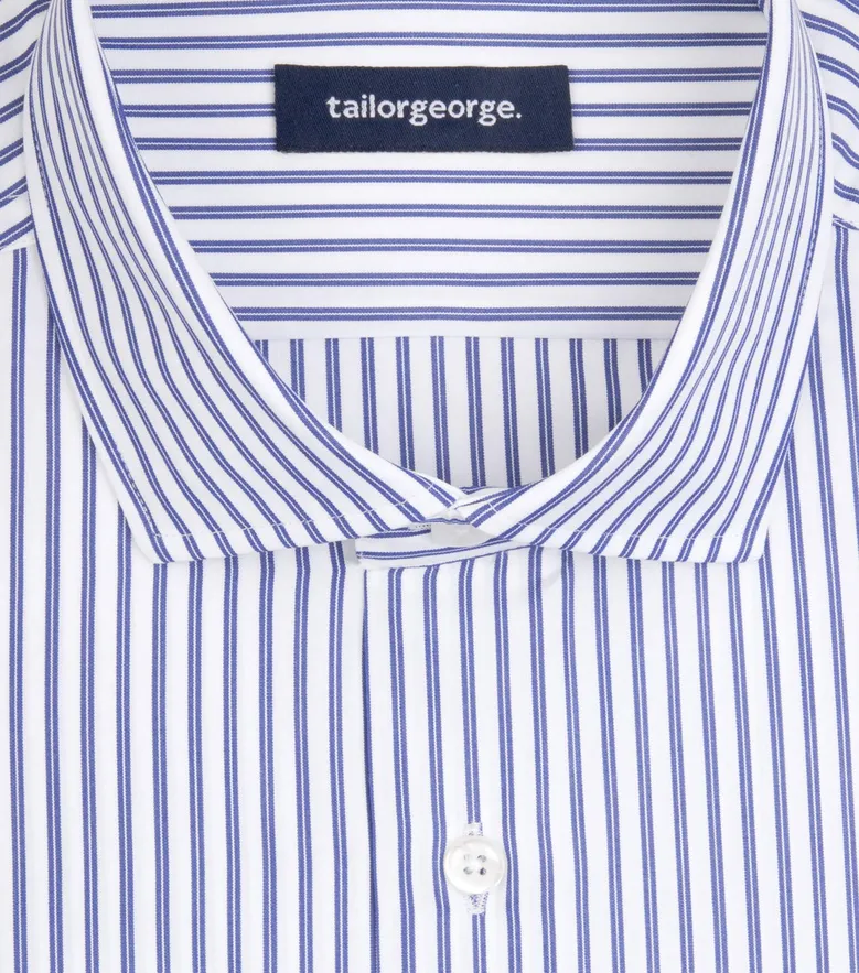 Camicia bianca in popeline facile da stirare