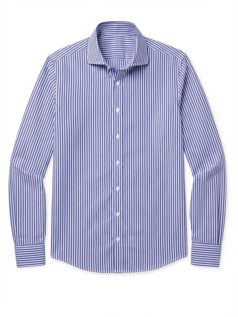 Camicia bianca in popeline facile da stirare