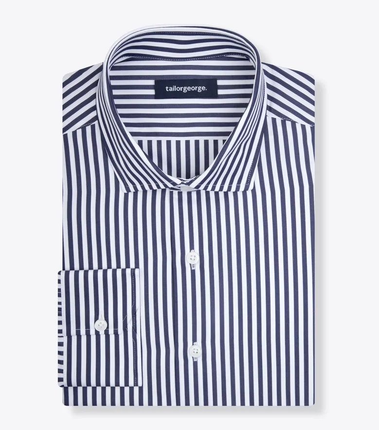 Camicia bianca in popeline facile da stirare