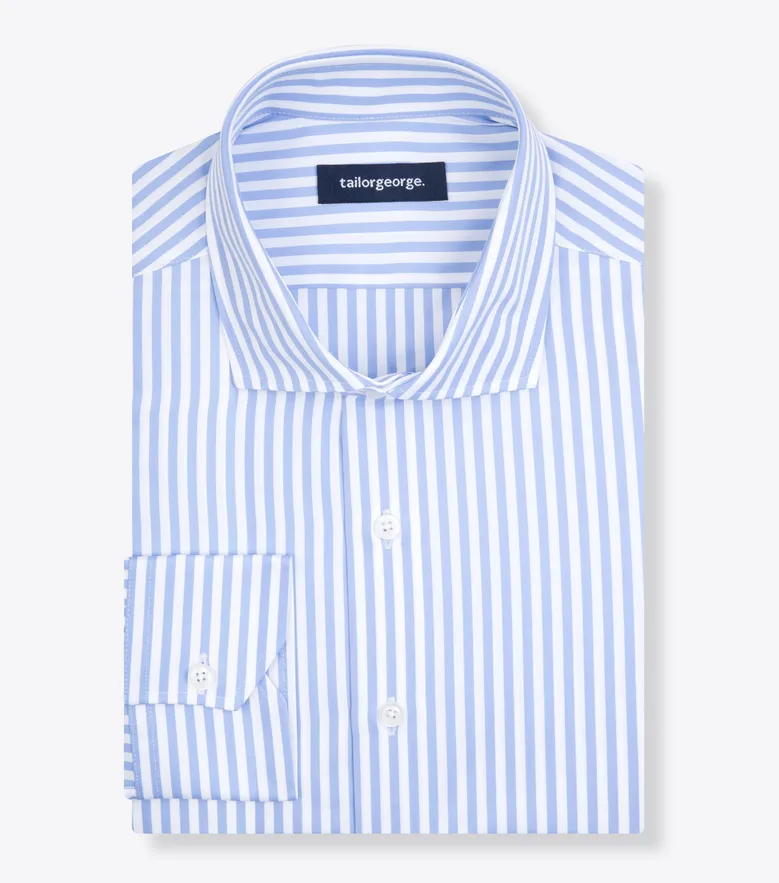 Camicia bianca in popeline facile da stirare