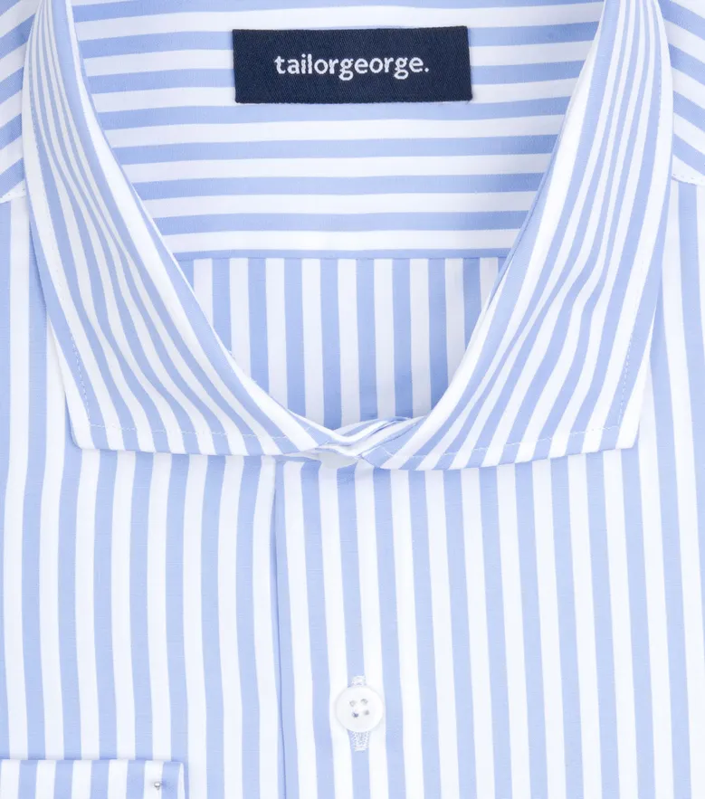 Camicia bianca in popeline facile da stirare