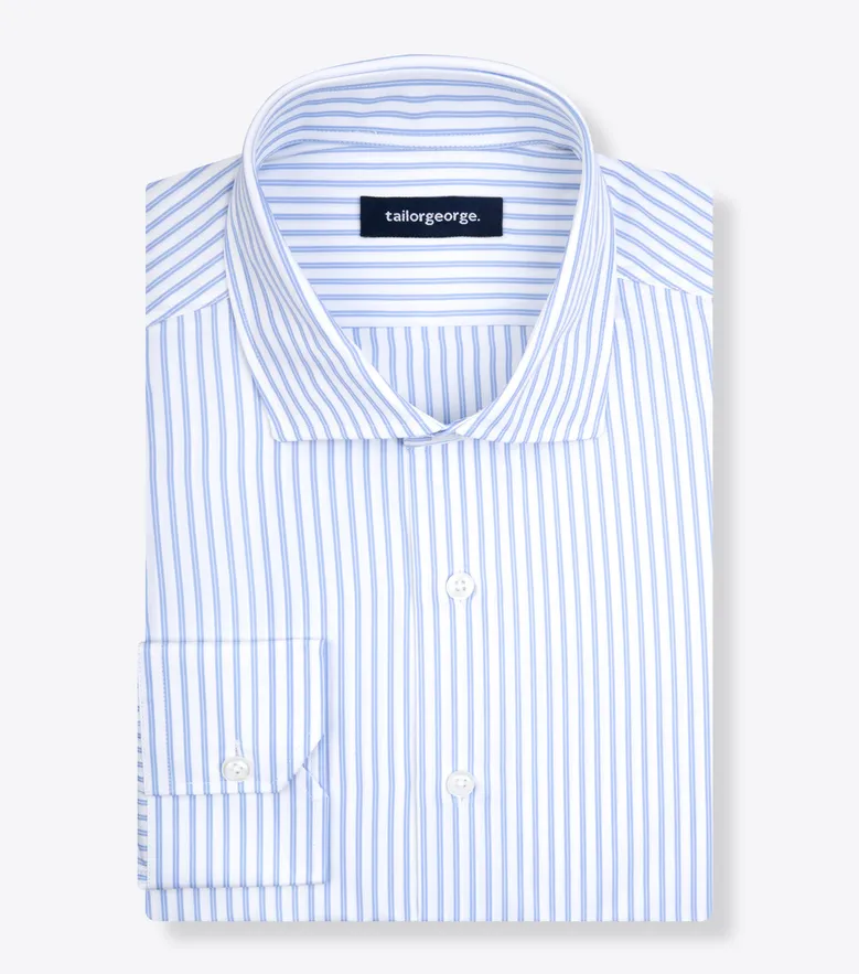 Camicia bianca in popeline facile da stirare
