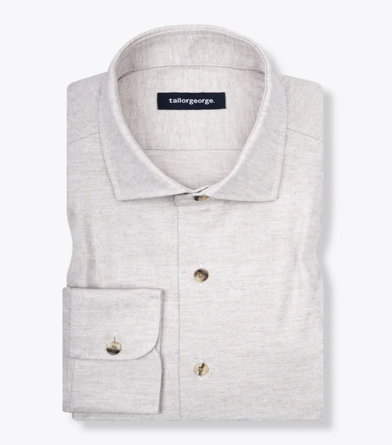 Camicia bianca in popeline facile da stirare
