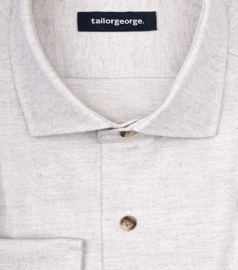 Camicia bianca in popeline facile da stirare