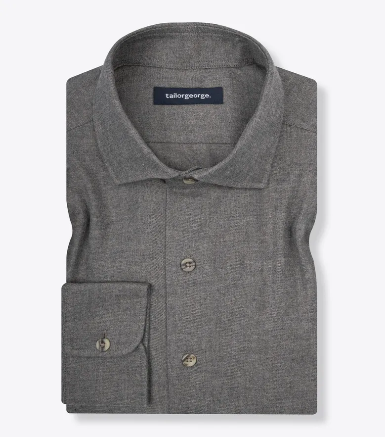 Camicia bianca in popeline facile da stirare