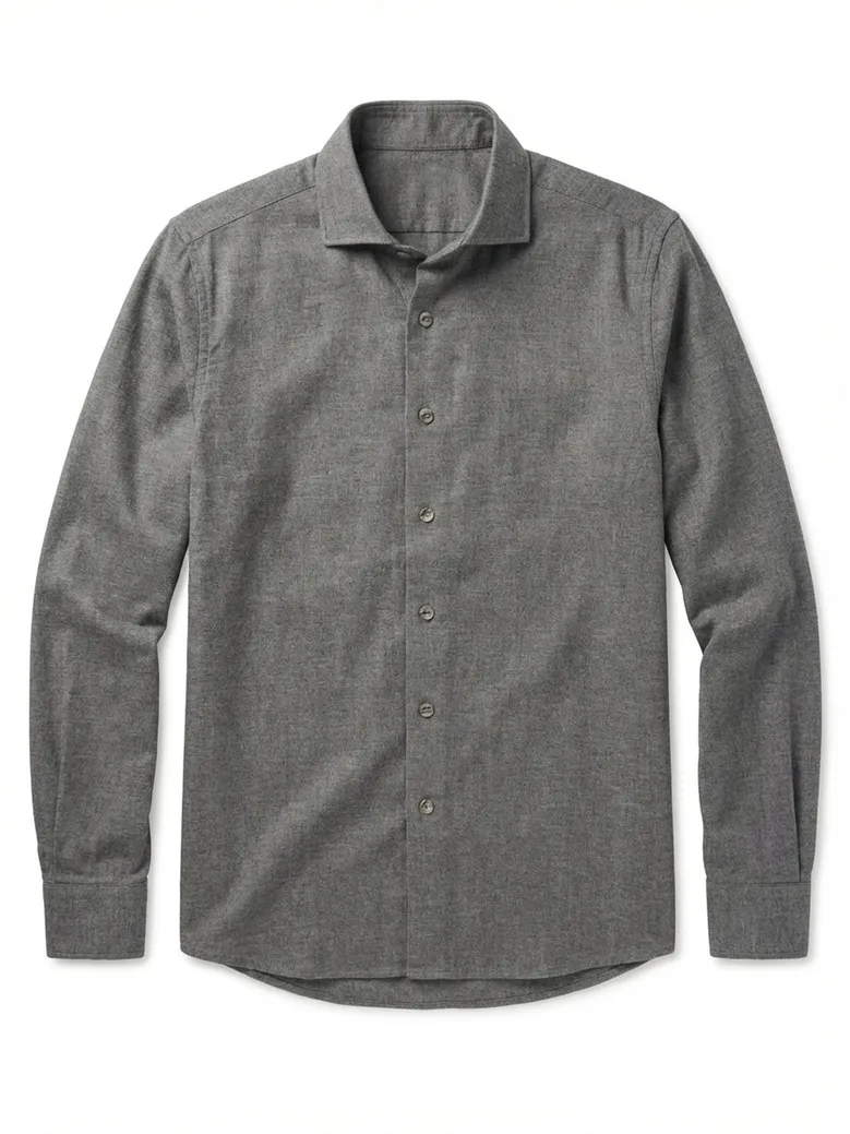 Camicia bianca in popeline facile da stirare
