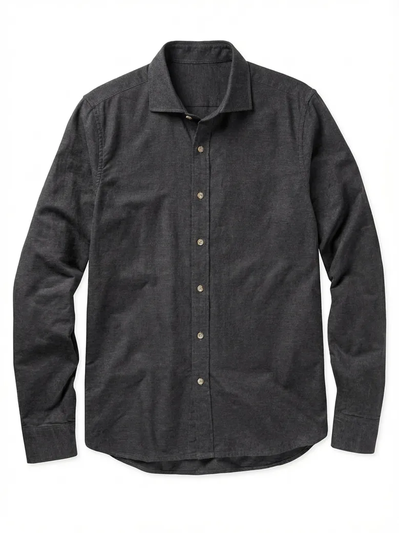 Camicia bianca in popeline facile da stirare