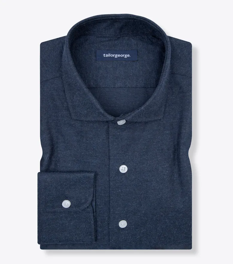 Camicia bianca in popeline facile da stirare