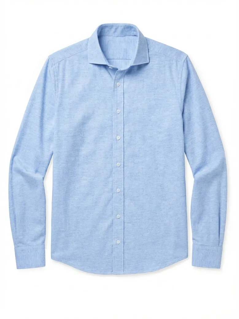 Camicia bianca in popeline facile da stirare