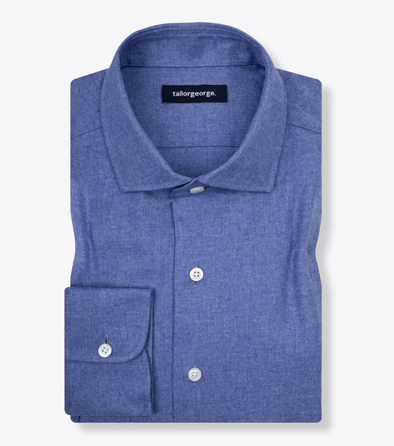 Camicia bianca in popeline facile da stirare
