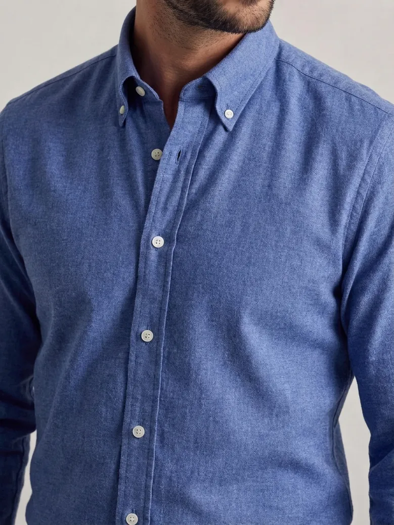 Camicia bianca in popeline facile da stirare