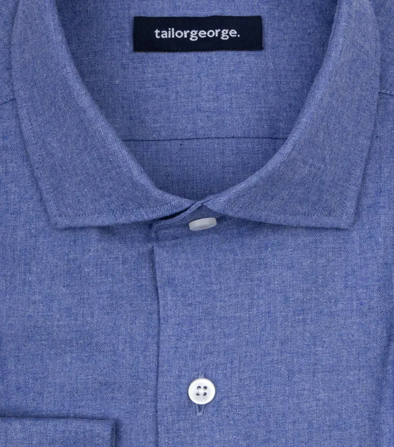 Camicia bianca in popeline facile da stirare
