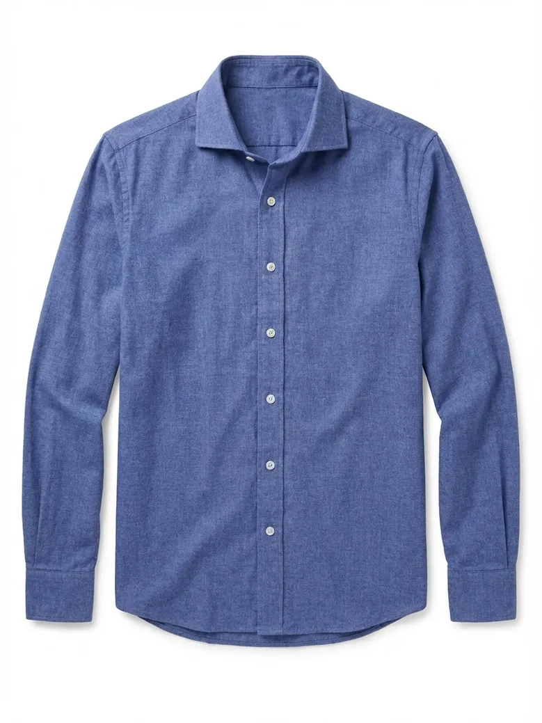 Camicia bianca in popeline facile da stirare
