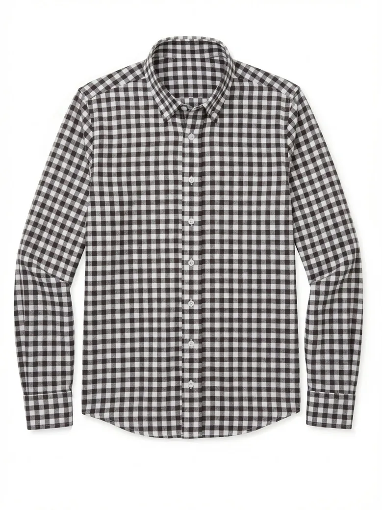 Camicia bianca in popeline facile da stirare