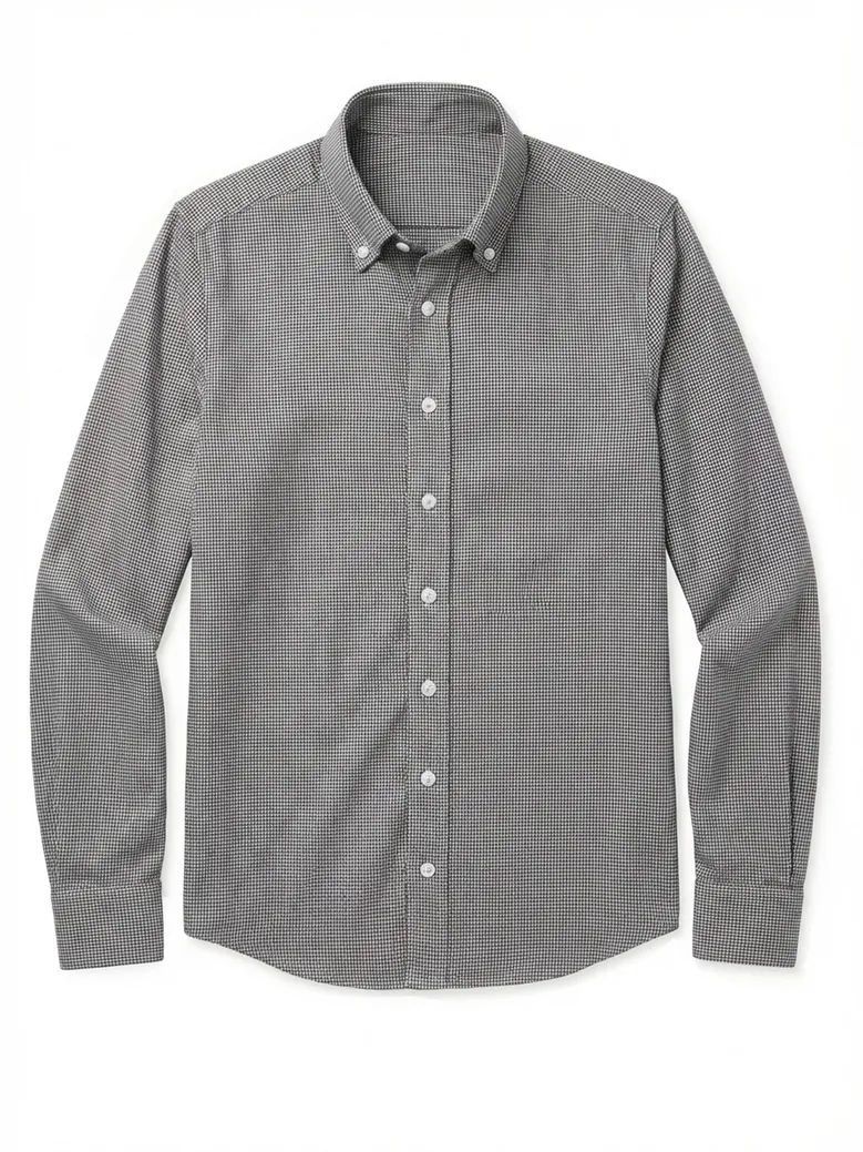 Camicia bianca in popeline facile da stirare