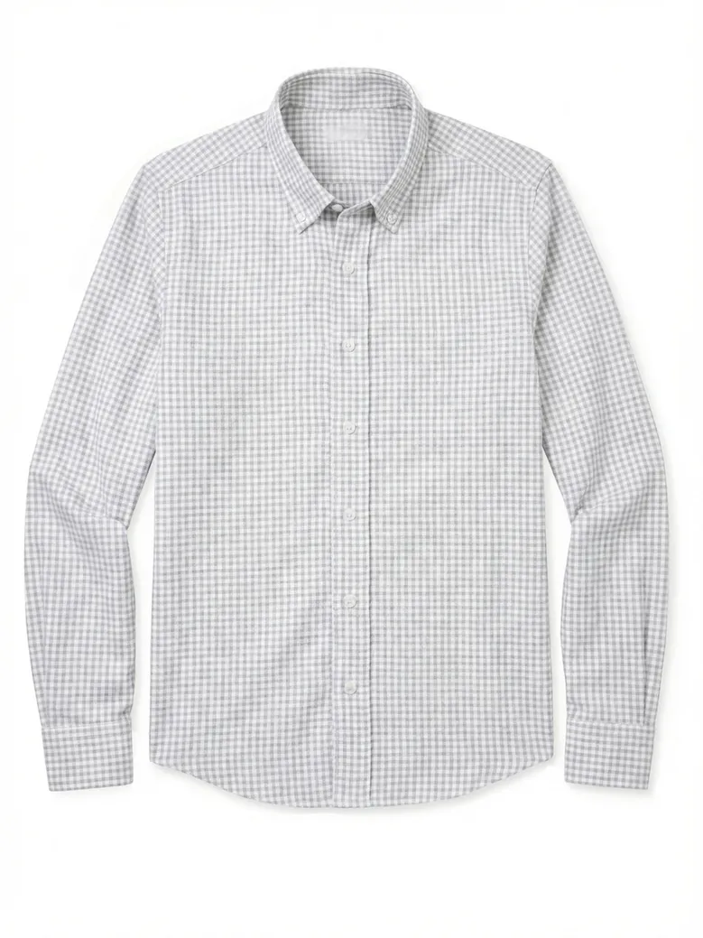 Camicia bianca in popeline facile da stirare