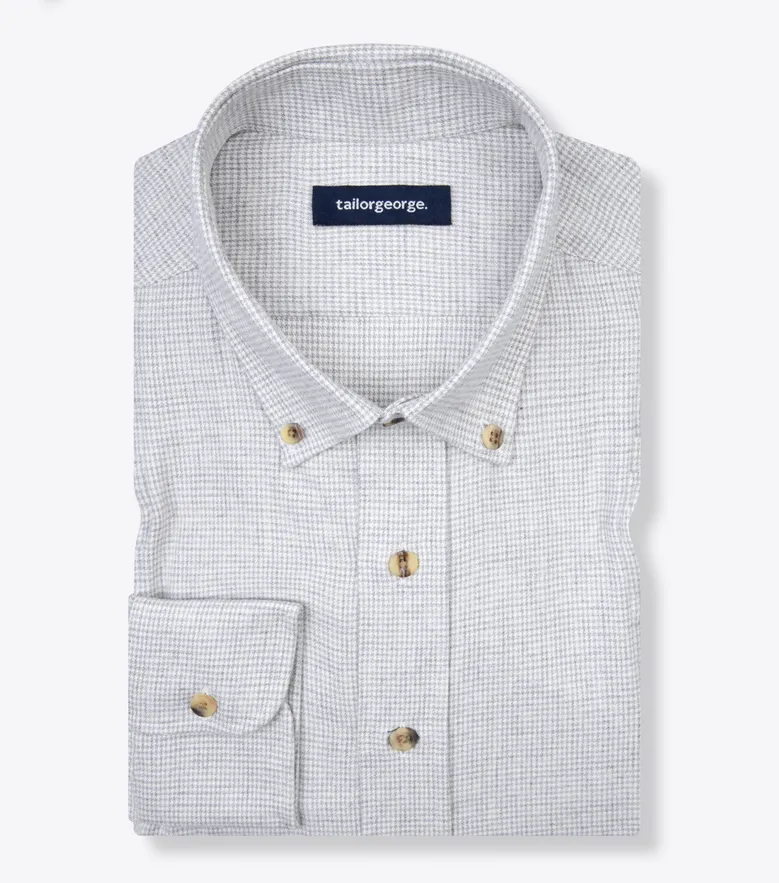 Camicia bianca in popeline facile da stirare