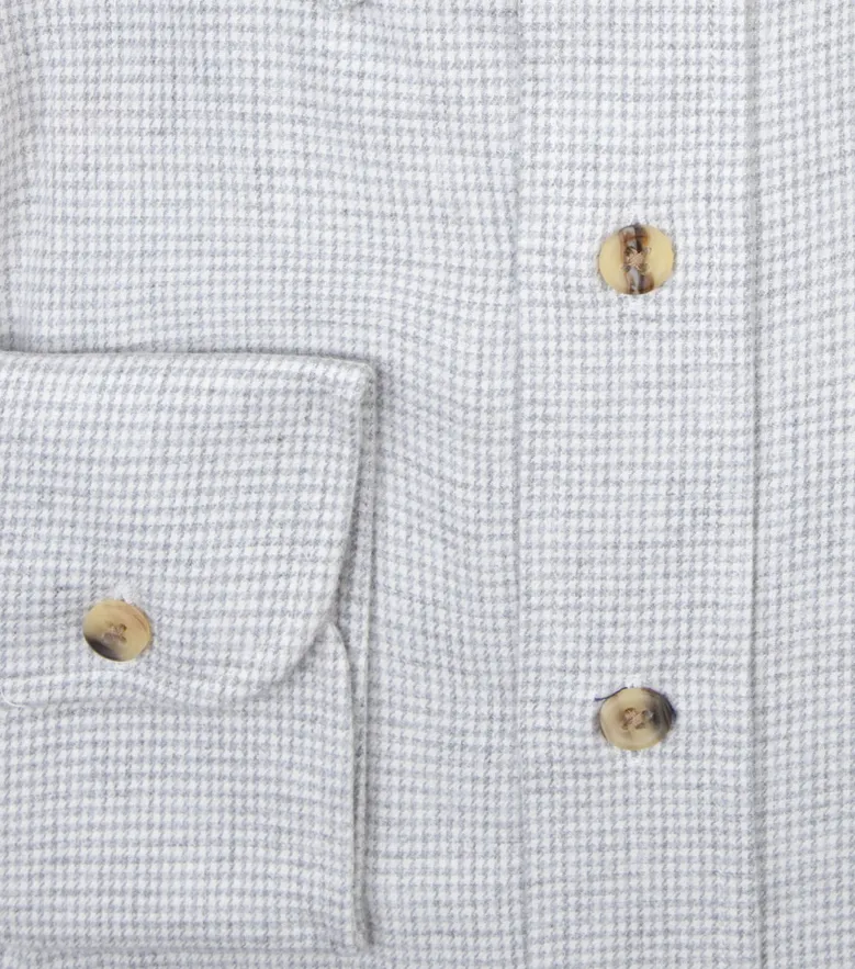 Camicia bianca in popeline facile da stirare