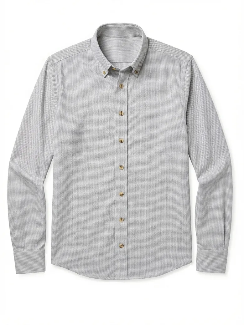 Camicia bianca in popeline facile da stirare