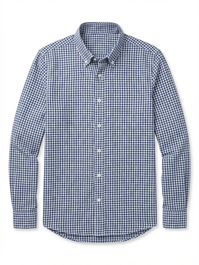 Camicia bianca in popeline facile da stirare