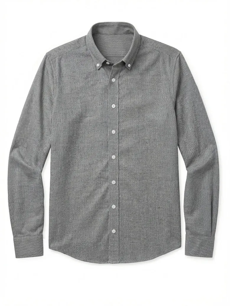 Camicia bianca in popeline facile da stirare