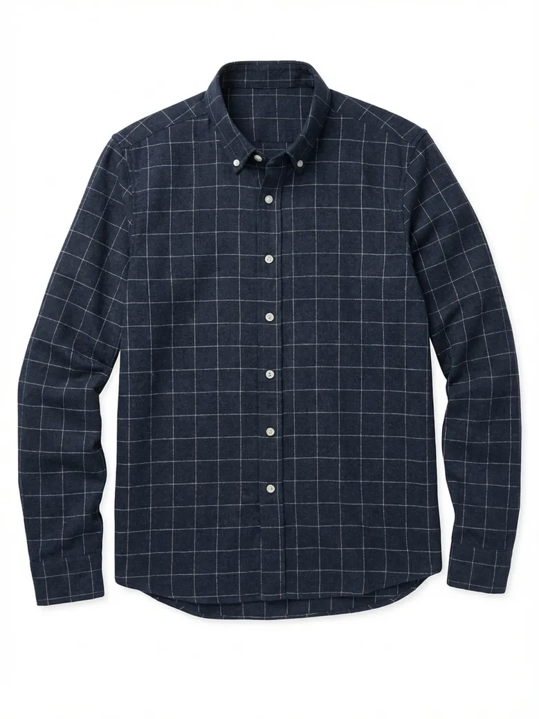 Camicia bianca in popeline facile da stirare