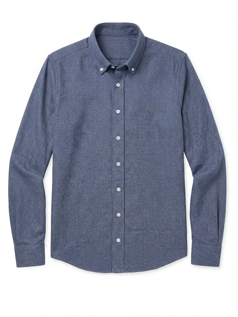 Camicia bianca in popeline facile da stirare