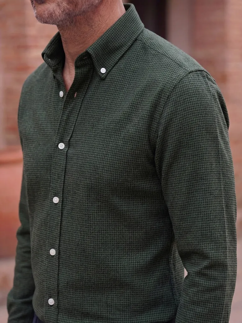 Camicia bianca in popeline facile da stirare