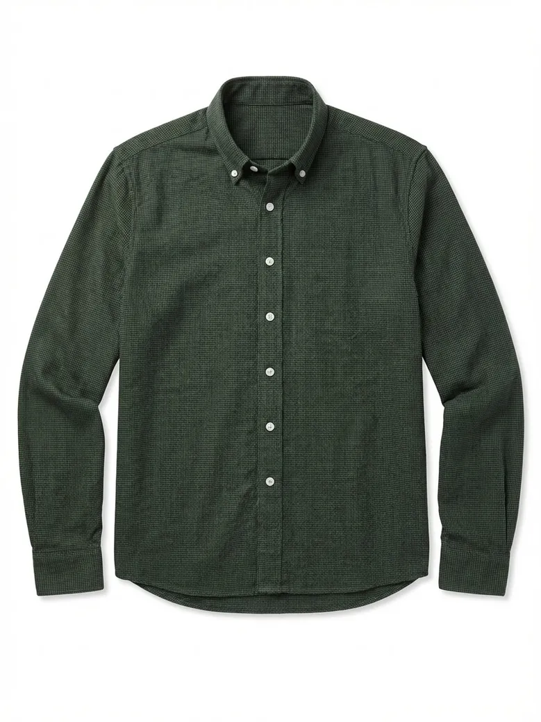 Camicia bianca in popeline facile da stirare