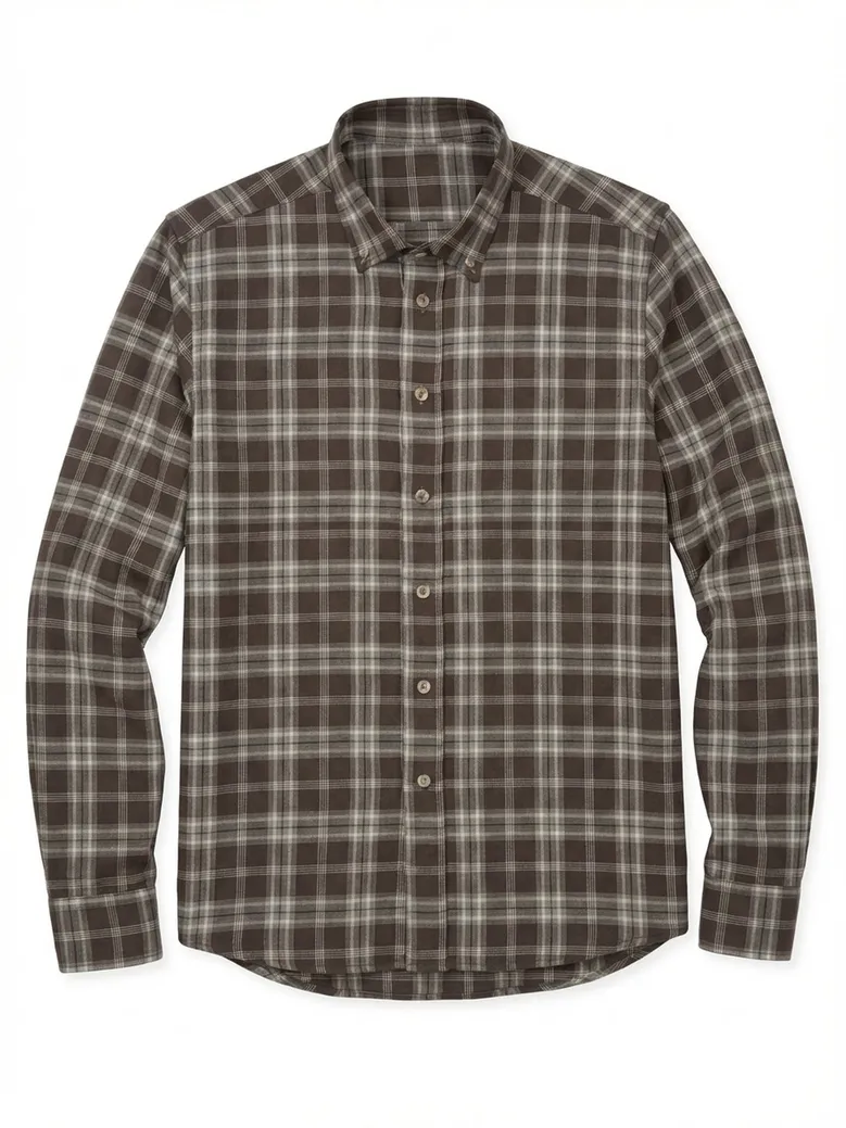 Camicia bianca in popeline facile da stirare