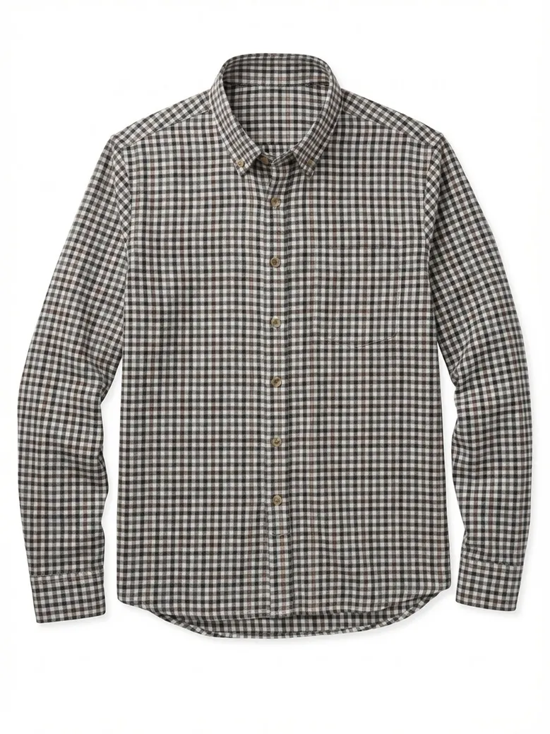Camicia bianca in popeline facile da stirare