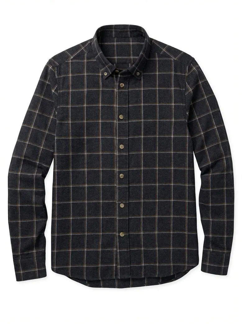 Camicia bianca in popeline facile da stirare
