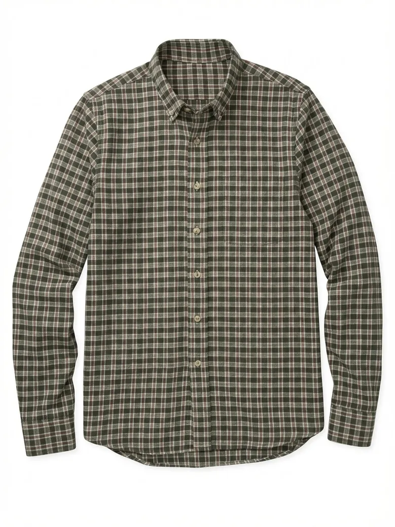 Camicia bianca in popeline facile da stirare