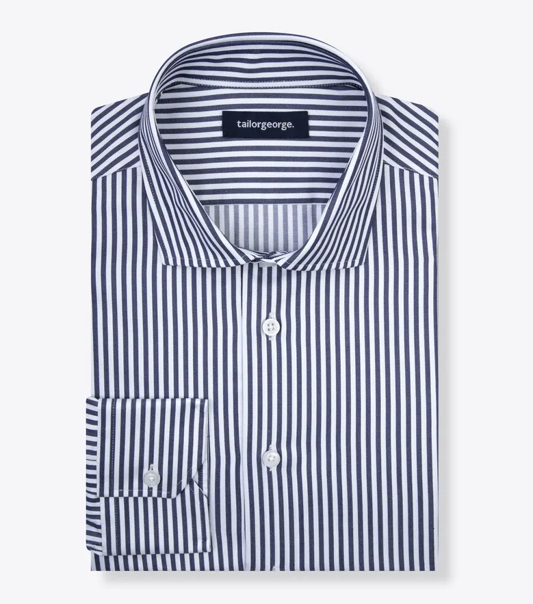 Camicia bianca in popeline facile da stirare