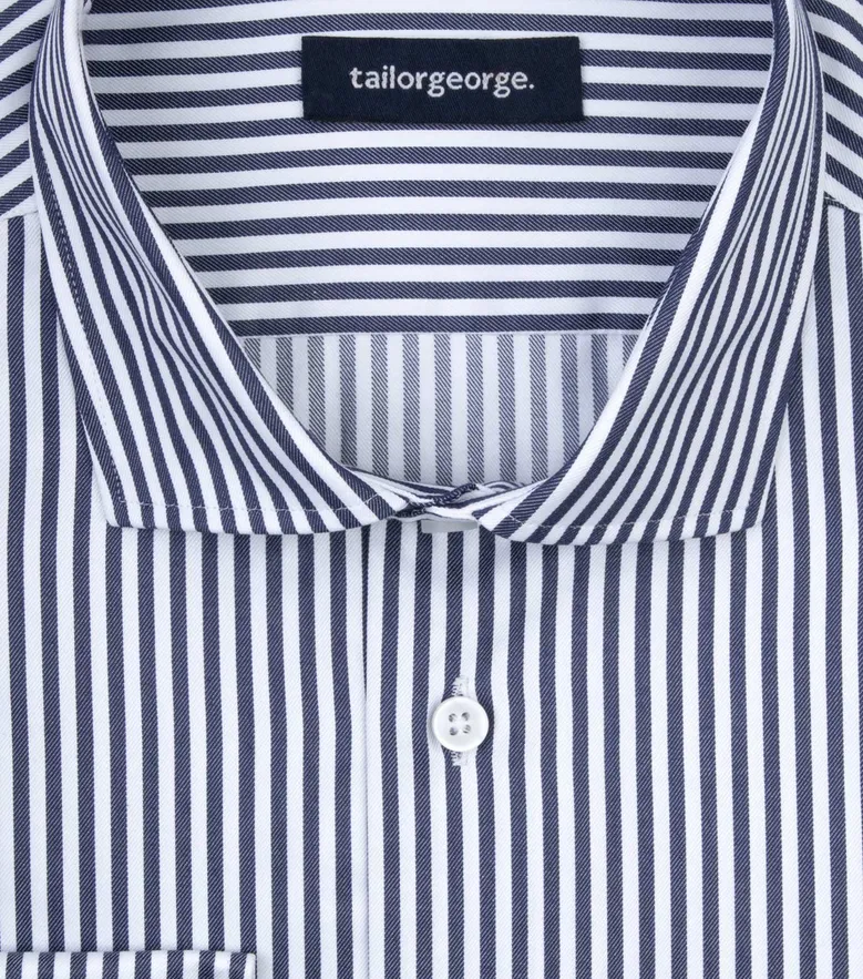 Camicia bianca in popeline facile da stirare