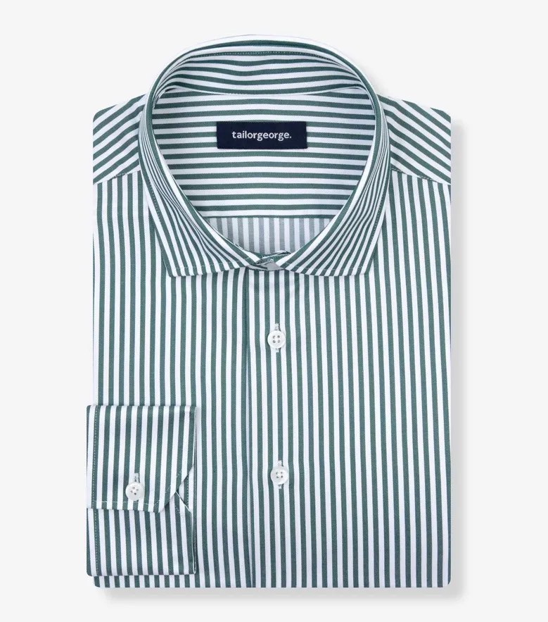 Camicia bianca in popeline facile da stirare