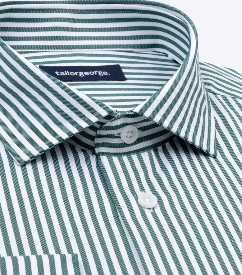 Camicia bianca in popeline facile da stirare