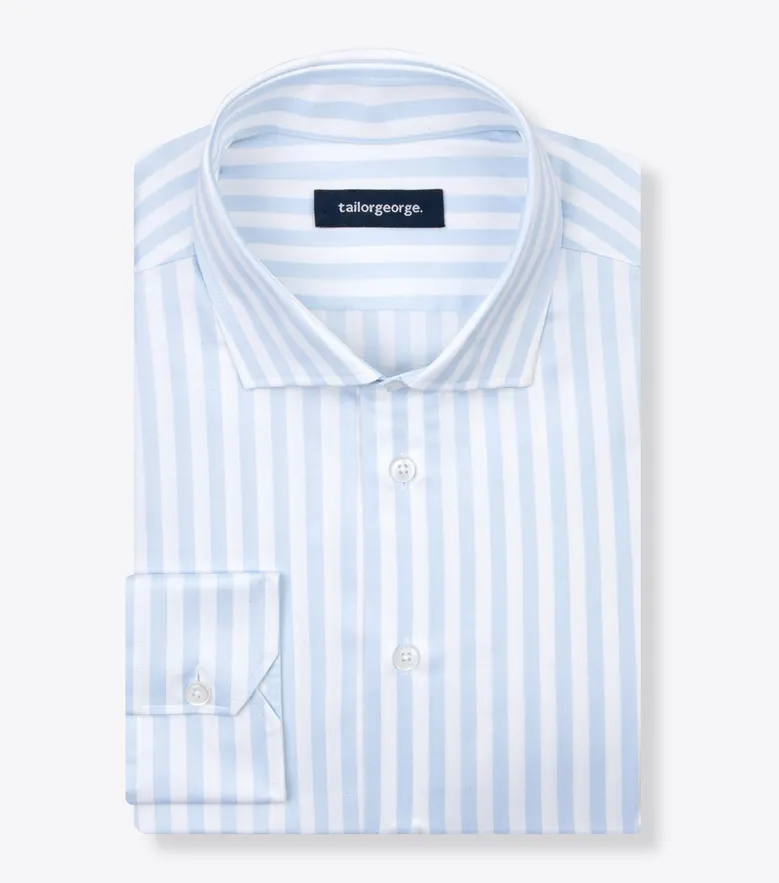 Camicia bianca in popeline facile da stirare