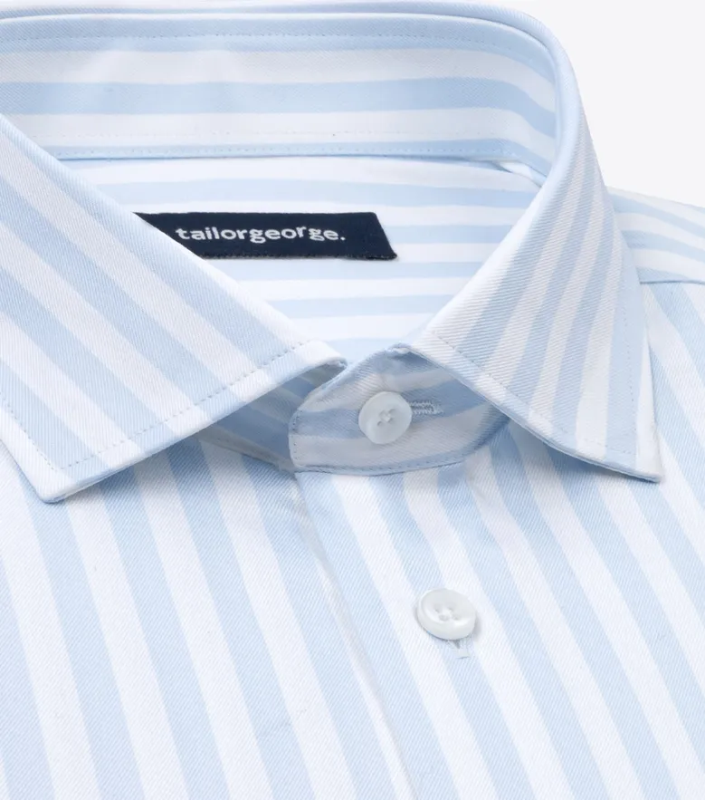 Camicia bianca in popeline facile da stirare